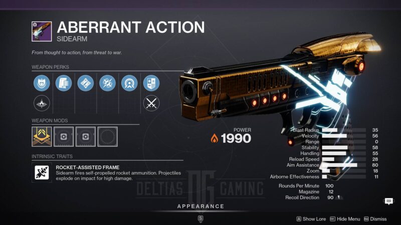 Destiny 2 Aberrant Action God Roll and How to Get