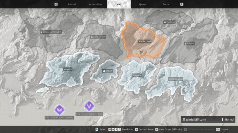 The First Descendant Sterile Land Map Location - Deltia's Gaming