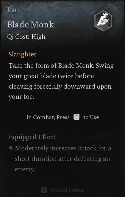 Blade Monk Spirit - Black Myth Wukong