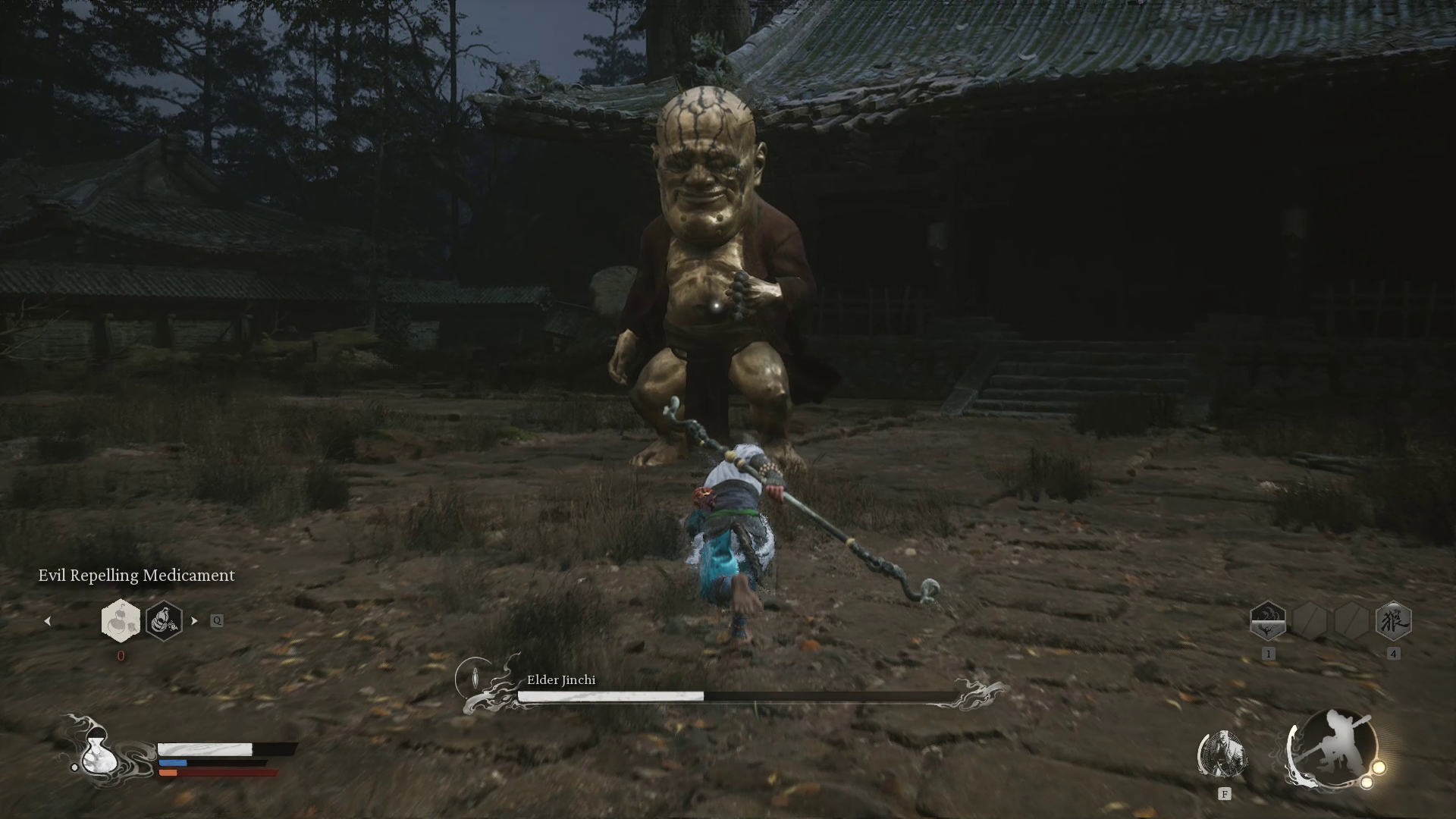 Elder Jincho Boss Fight.