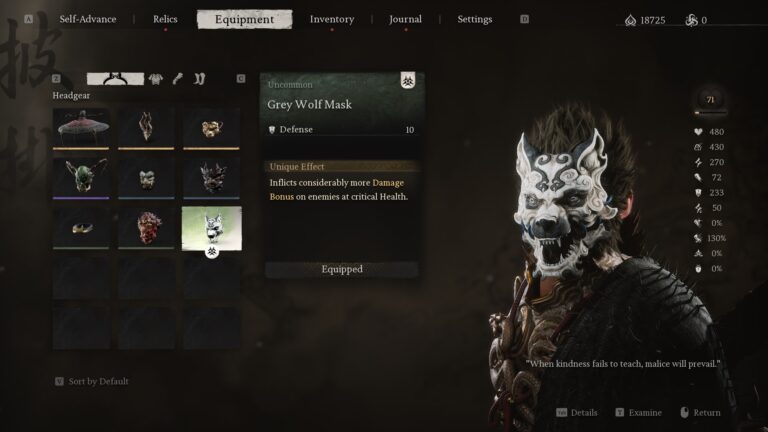 How to Get Grey Wolf Mask in Black Myth Wukong