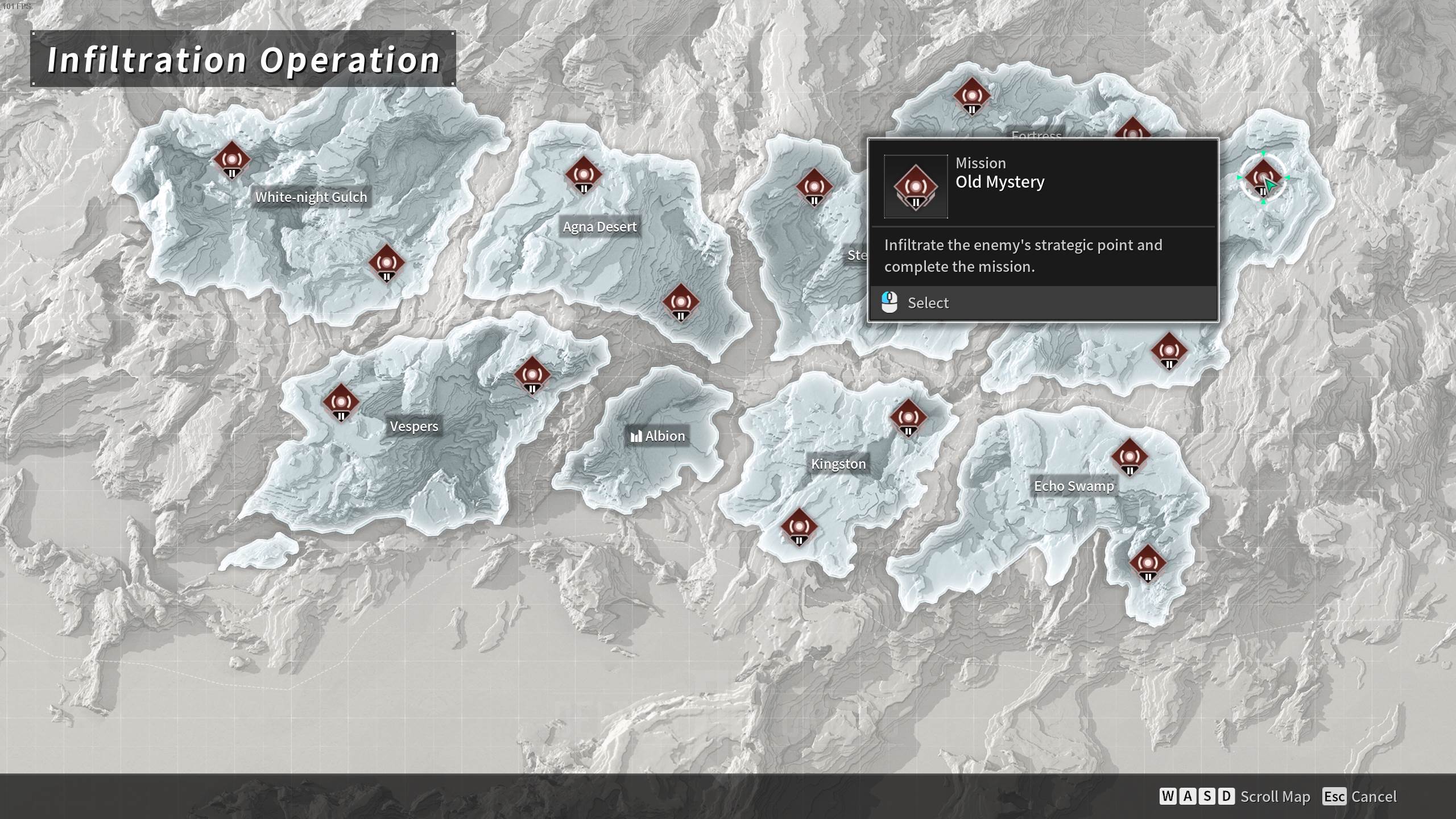 Old Mystery Infiltration Operation Map - The First Descendant