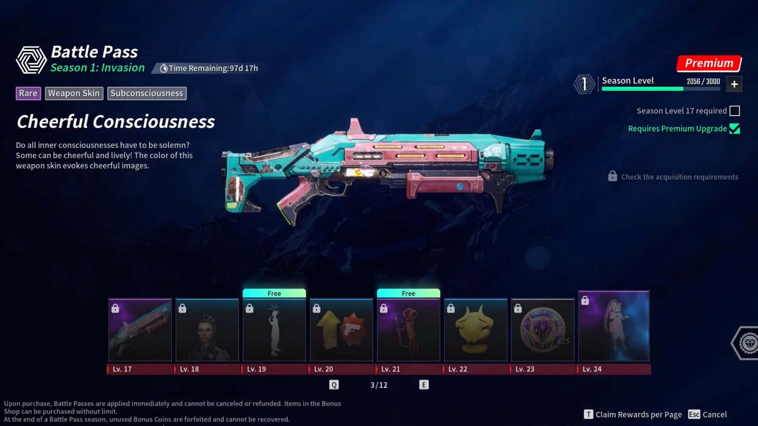 The First Descendant: Season 1 Invasion All Battle Pass Rewards