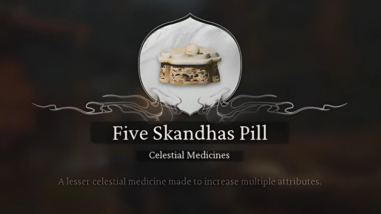 How to get Five Skandhas Pill in Black Myth: Wukong