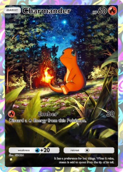 Special Illustration Charmander in Pokemon TCG Pocket.