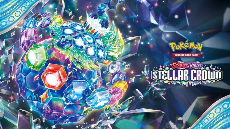 Pokemon TCG Stellar Crown expansion competitive card pulls.