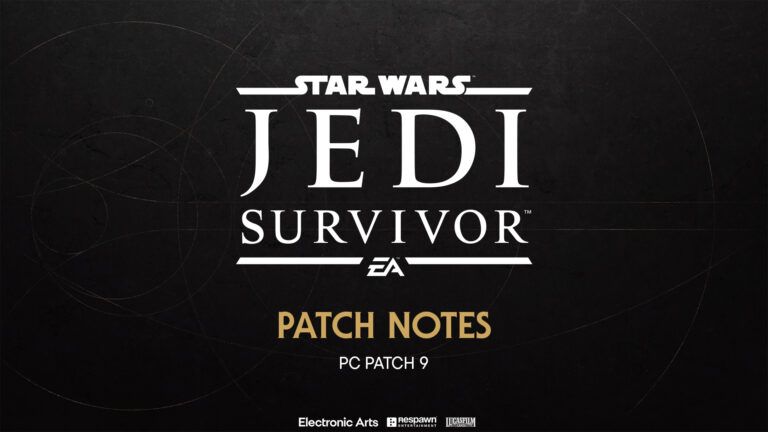 Star Wars Jedi Survivor Patch Notes 9.