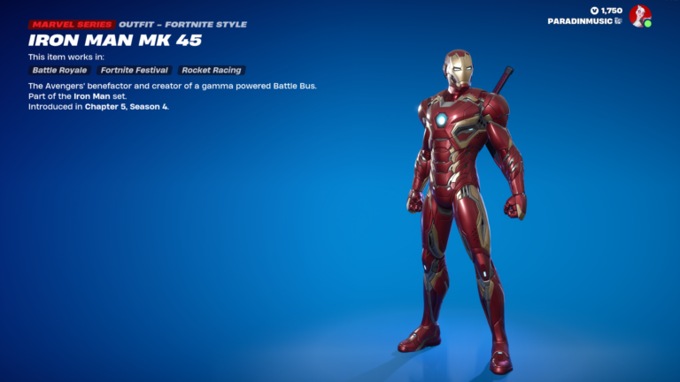 How To Get the Iron Man Mk 45 Skin in Fortnite