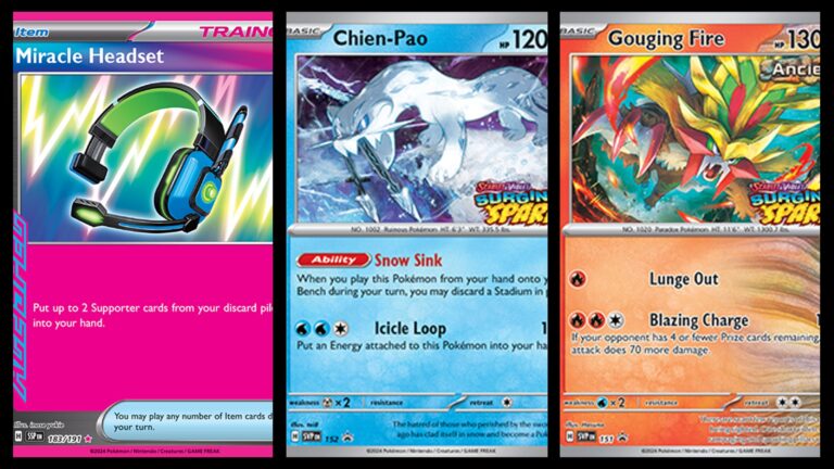 All Surging Sparks Posakemon TCG Cards