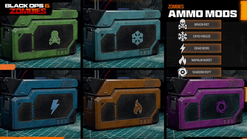 Black Ops 6 Zombies Ammo Mods (Source: Activision)