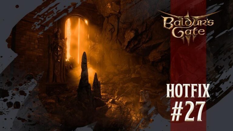 Baldur’s Gate 3 Hotfix 27 Patch #7 Comes to Mac and Console, Mod Manage and Toolkit Fixes