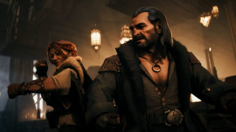 Dragon Age The Veilguard Lace Harding and Varric dwarves