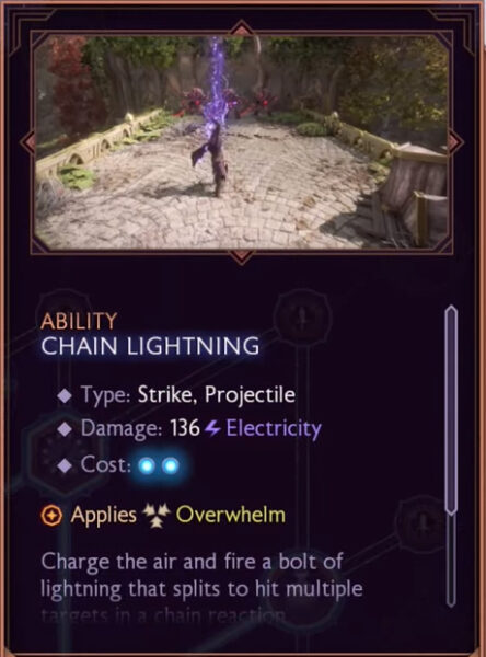 Dragon Age Veilguard Mage ability Chain Lightning