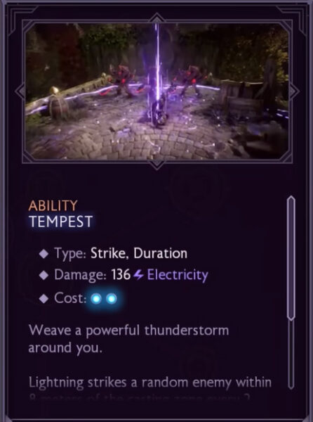 Dragon Age Veilguard Mage ability Tempest