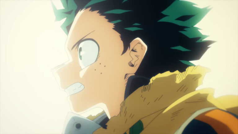 Izuku Midoriya as seen in My Hero Academia anime