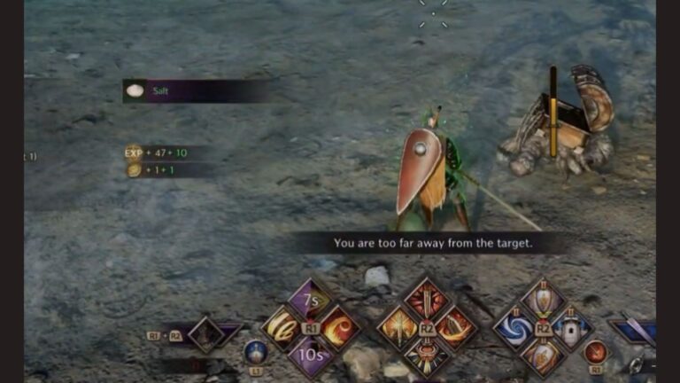 Enemies on the shore drop salt (Source: NCSOFT)