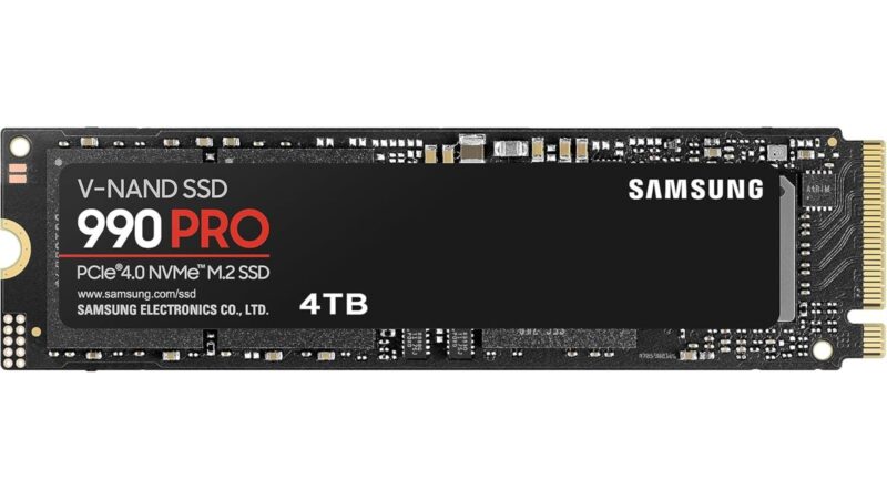 Black Friday 2024 Deal: Get This SAMSUNG 990 PRO SSD 4TB for 42% Off