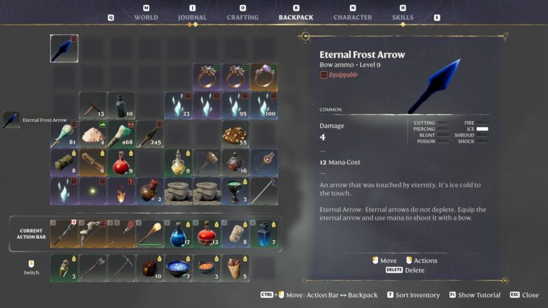 Eternal Frost Arrow Enshrouded Game