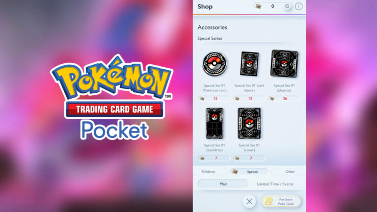 How to Change Playmat, Sleeve, And Coin in Pokemon TCG Pocket.