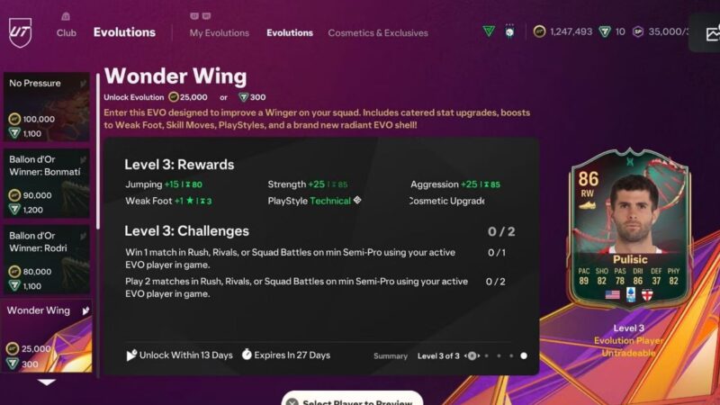 Wonder Wing Evolution Guide