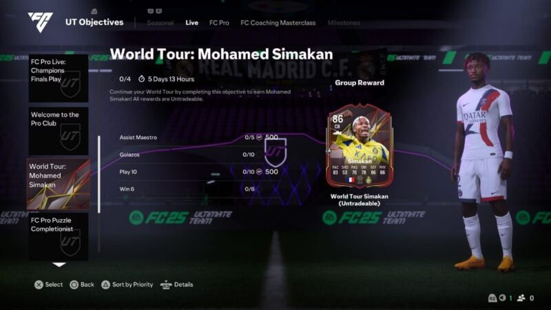 How To Get Mohamed Simakan World Tour Card in EAFC 25