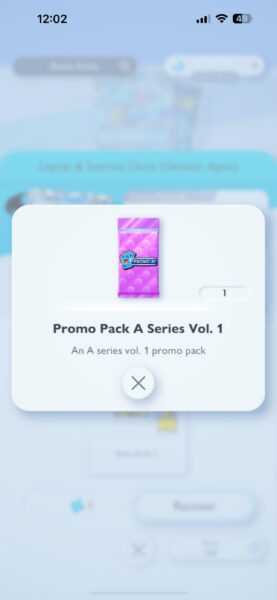 Promo Pack A Series Vol. 1 in Pokemon TCG Pocket.