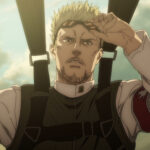 Reiner coming down with a parachute