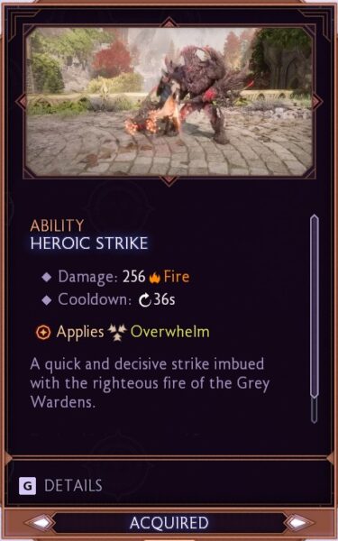 Heroic Strike ability