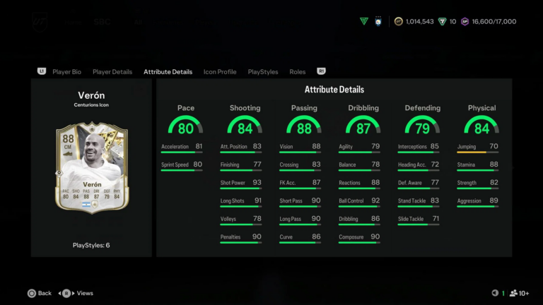 Juan Sebastian Veron Centurions Icon SBC