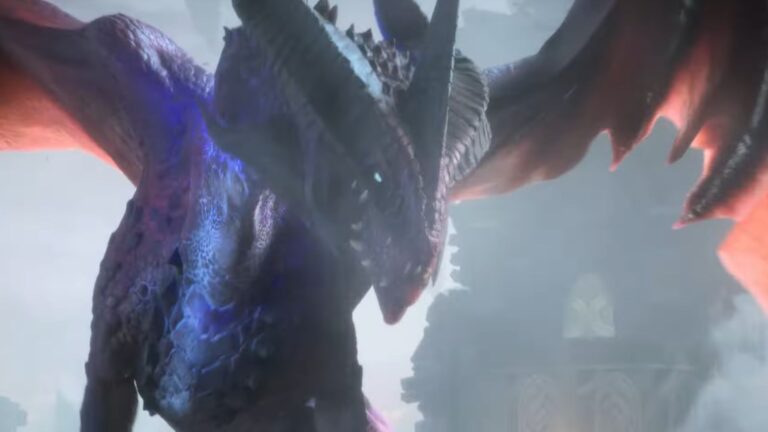 Mythal transforms into a dragon (Source: Bioware)