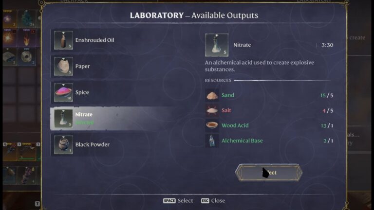 Craft Nitrate at the Laboratory (Source: Keen Games)