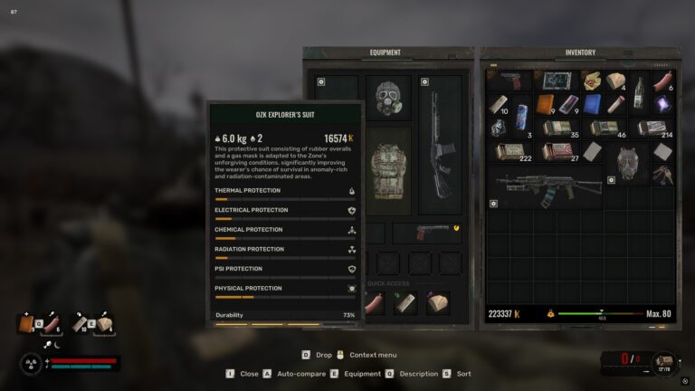 ozk explorer suit Stalker 2