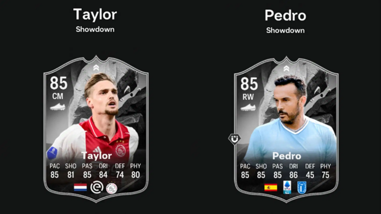 Both Taylor and Pedro have great Showdown cards.