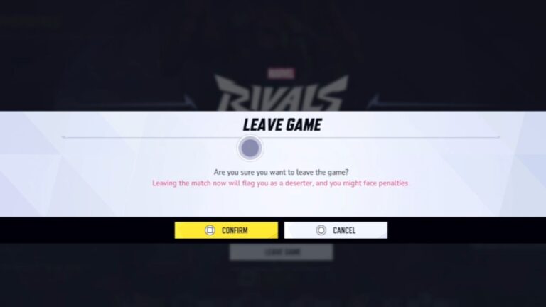 The game penalizes you for leaving (Source: NetEase Games)